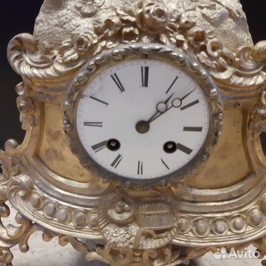 Антикварные Каминные часы