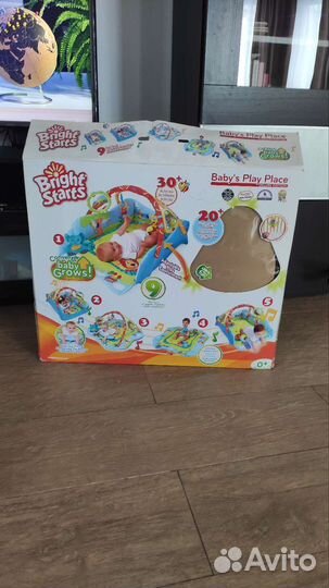 Развивающий коврик и куб