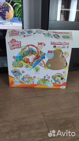 Развивающий коврик и куб