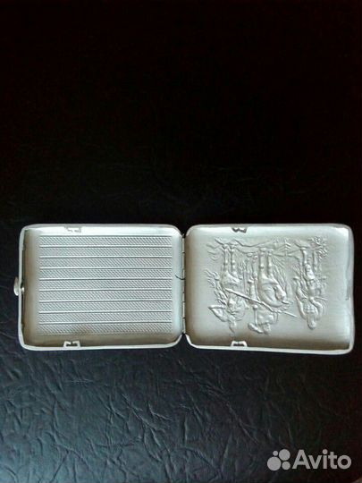 Портсигар три богатыря СССР