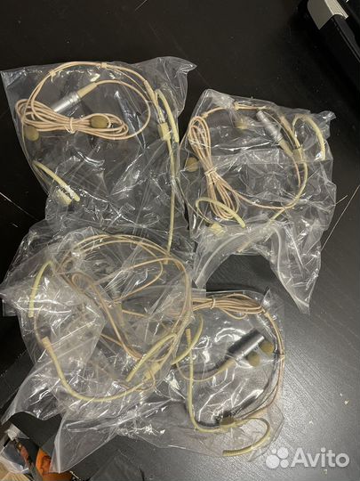 4 канала радиосистем, петлички, гарнитуры