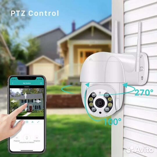 Уличная поворотная wifi камера