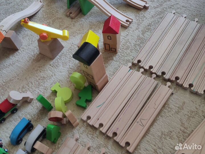 Деревянная железная дорога Икеа