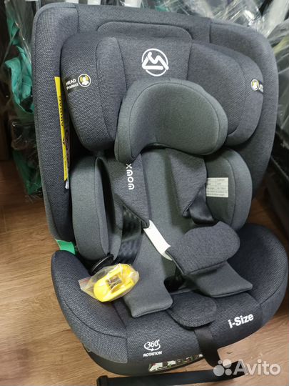 Детское автокресло от 0 до 36 с isofix новое