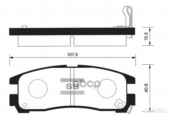 SP1046R Sangsin brake