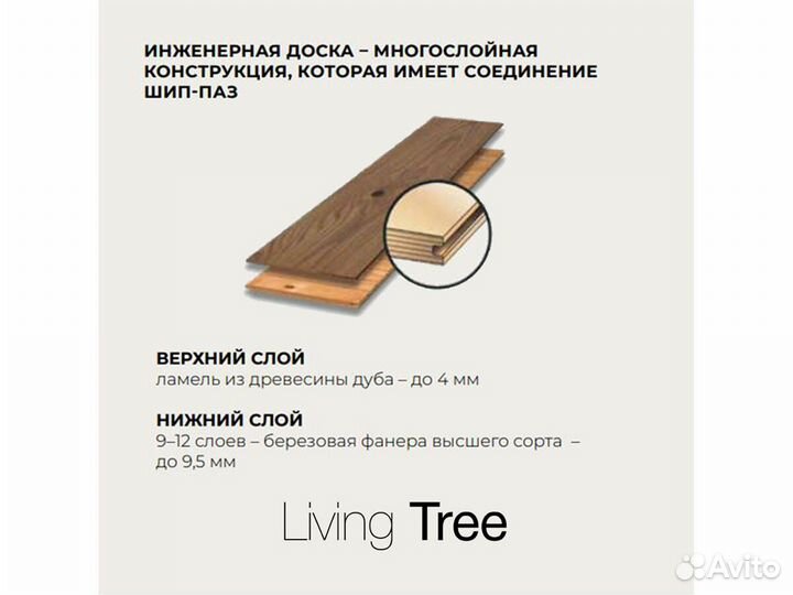 Напольное покрытие Дуб Полуночный (браш)