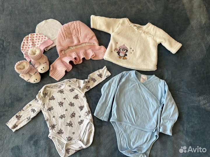 Детские вещи пакетом для девочек 0-3(4)