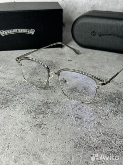 Очки Chrome Hearts серые