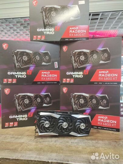 Видеокарта AMD Radeon RX 6800 XT MSI gaming X trio