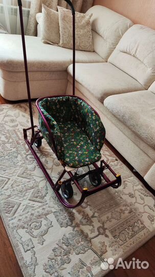 Детские санки на колесах