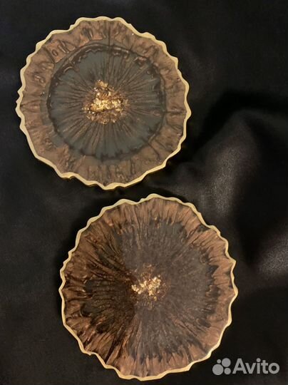 Подстаканники из эпоксидной смолы