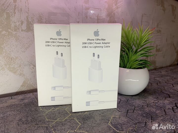 Быстрая зарядка на iPhone 20W (комплект)