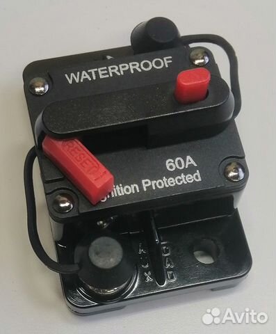 Автомат защиты 60а и 50а для электромотора в лодке