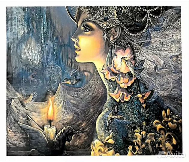 Алмазная мозаика 9D, картина по номерам: 50*40 см