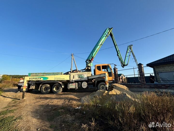 Бетон раствор с доставкой миксером