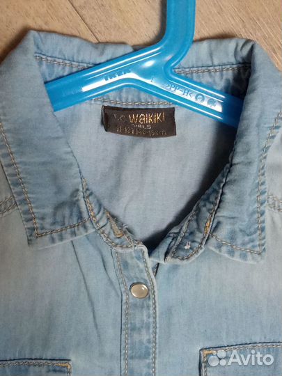 Рубашка джинсовая для девочки lcWaikiki