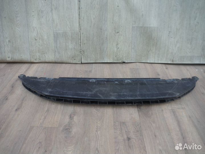 Юбка переднего бампера Skoda Fabia 2 2012