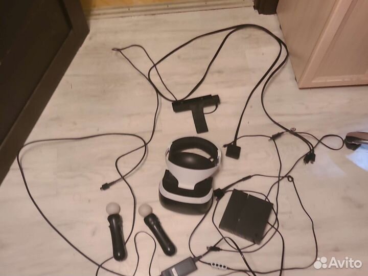 Vr очки на ps 4 с джойстиками и камерой