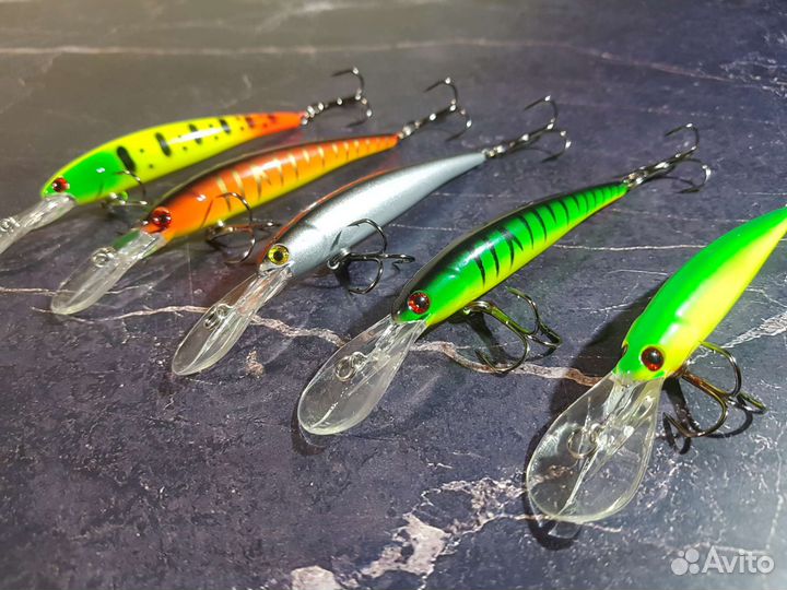 Воблеры для троллинга 5 штук