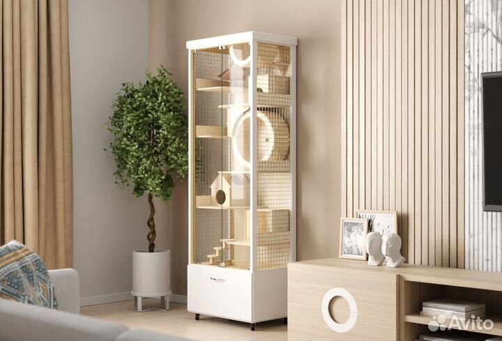 Клетка Витрина для грызунов шиншилл дегу хорька 15