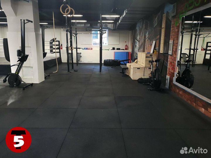 Резиновое плиточное покрытие