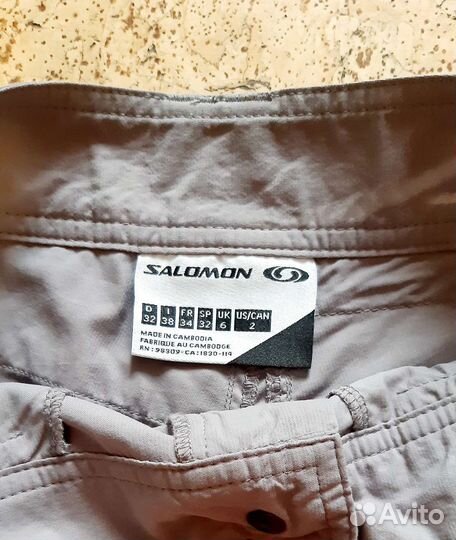 Новые треккинговые шорты и рубашка salomon