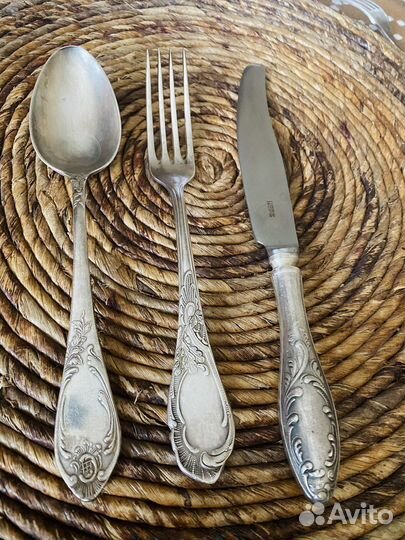 Столовые приборы Zara.Винтаж СССР. Мельхиор