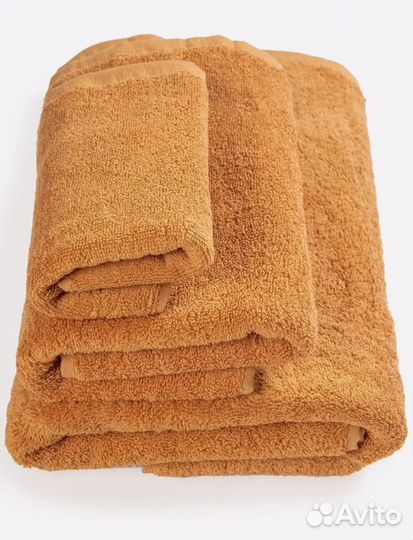 Новый набор из 3 махровых полотенец