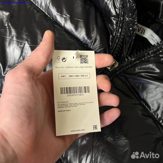 Пуховик Zara x Moncler puffer jacket (Арт.99423)