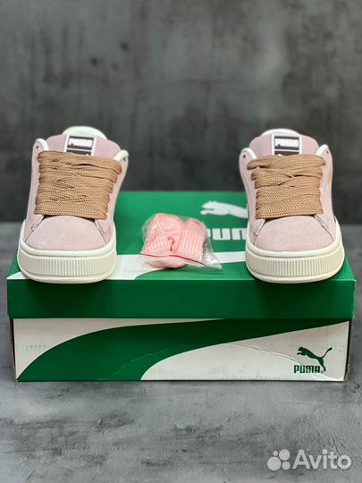 Кроссовки puma suede xl розовые