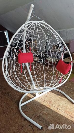 Садовая качель двухместная