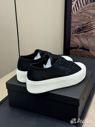 Prada кеды женские на платформе