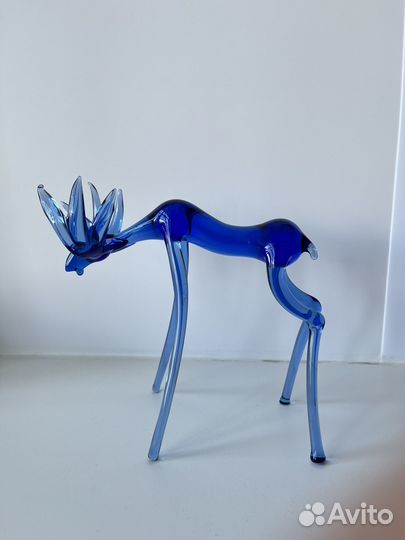 Фигурки цветное стекло Лось