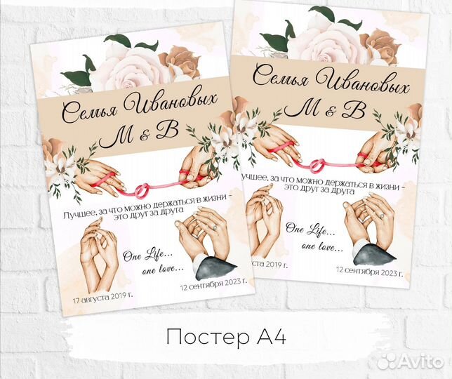 Семейный постер