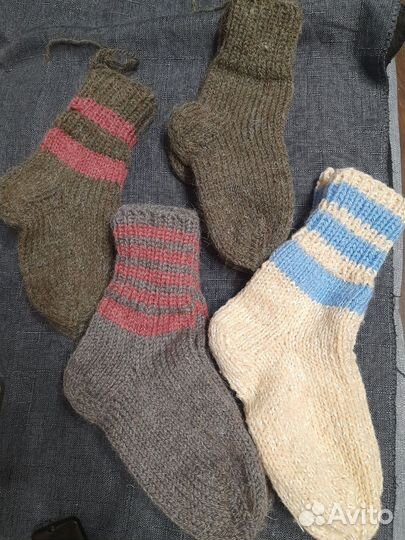 Шерстяные носки