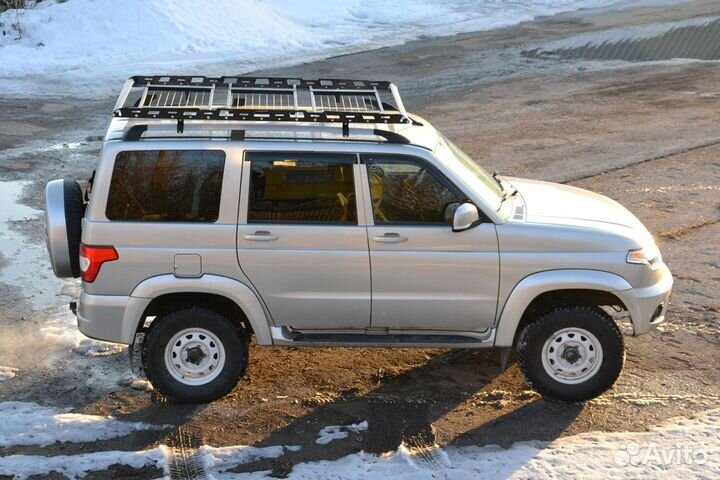 Багажник-корзина широкая трехсекционная