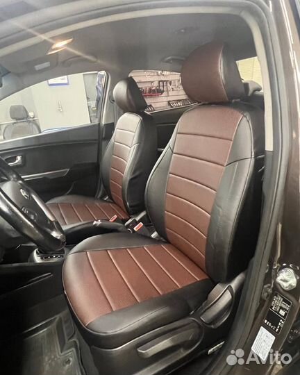 Авточехлы из экокожи KIA Rio 3 седан Автопилот