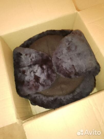 Шапка ушанка мужская