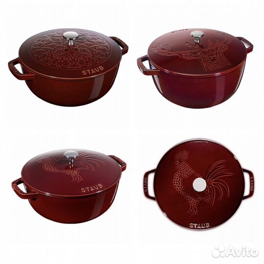 Кокоты Staub, 4,9/3,6 л
