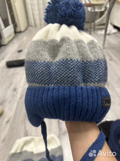 Шапка для мальчика зима 52