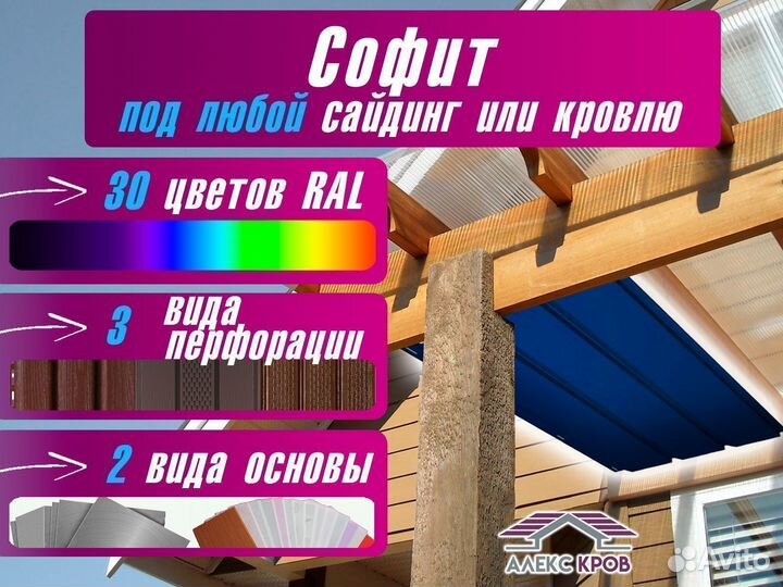 Софиты для кровли