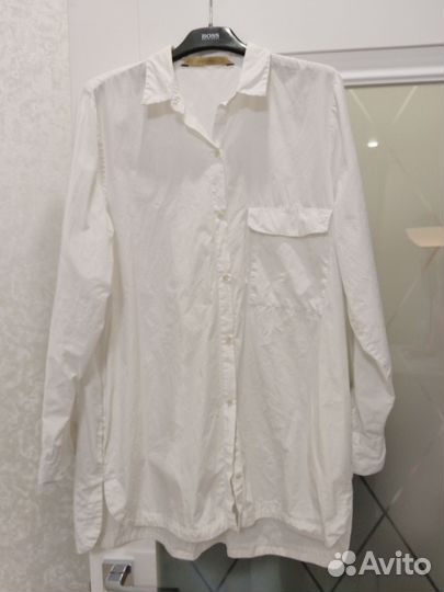 Рубашка белая zara