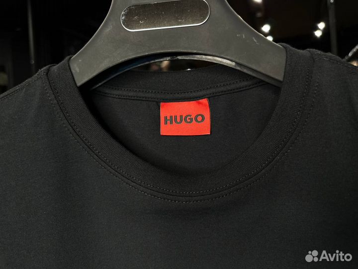 Футболка мужская Hugo Boss черная