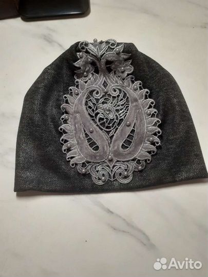 Шапочка с ангоркой на весну