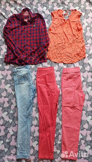 7 пакетов вещей женских 48-50 размер