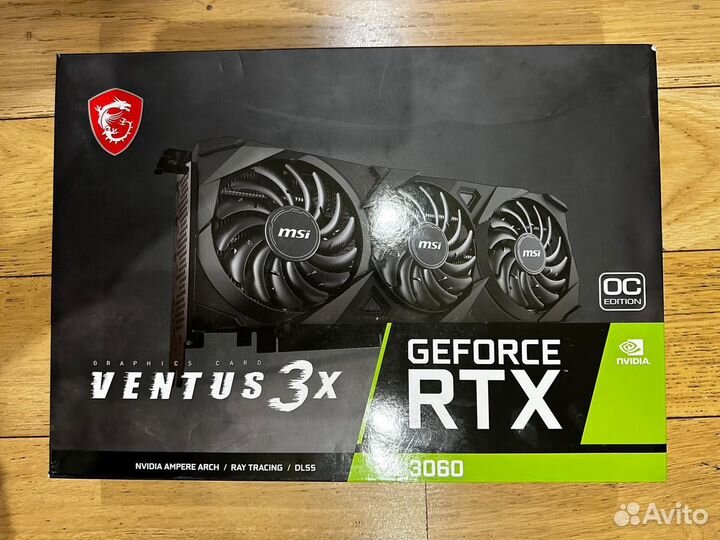 Видеокарта rtx 3060 12 гб