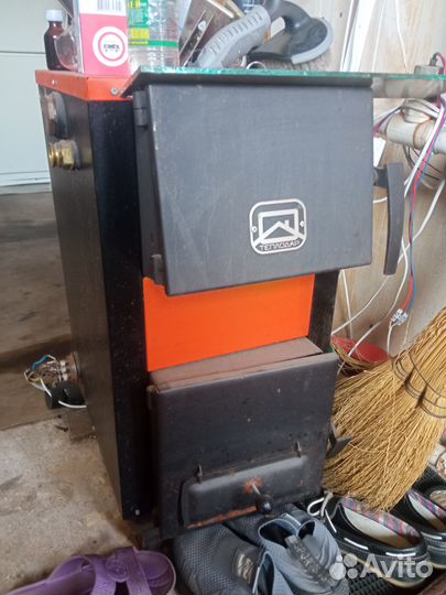 Печь на дровах Купер 09 с электрокотлом