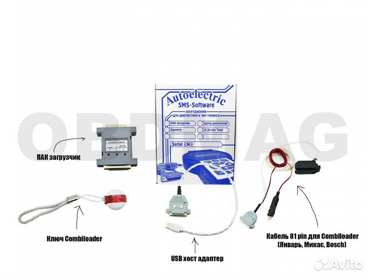 Пак Загрузчик V3 (combiloader) с кабелем 81 конт