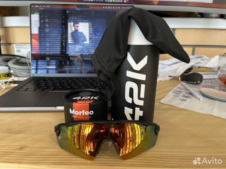 Солнечные очки для бега 42k running Morfeo Black