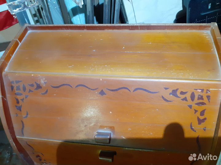 Хлебница деревянная СССР